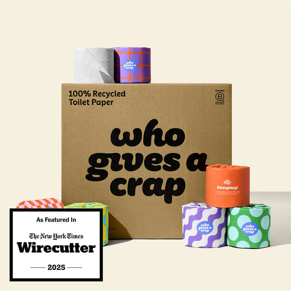 100% Recycled Toilet Paper